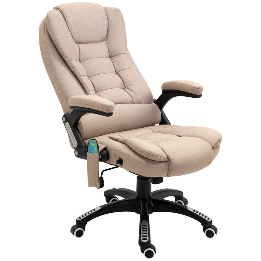 Bürostuhl mit Vibrationsmassage Heiz- & Liegefunktion ergonomisch Braun – Produktfoto zeigt modernes Design, hochwertige Materialien und funktionale Eigenschaften ideal für Wohn- oder Arbeitsbereiche. Perfekt als Einrichtungsinspiration oder zur Produktpräsentation in einem Onlineshop.