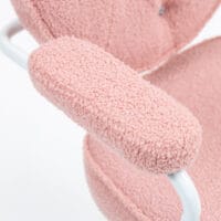 Bürostuhl Teddybärvlies höhenverstellbar Rosa – Produktfoto zeigt modernes Design, hochwertige Materialien und funktionale Eigenschaften ideal für Wohn- oder Arbeitsbereiche. Perfekt als Einrichtungsinspiration oder zur Produktpräsentation in einem Onlineshop.