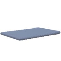 Camping Isomatte selbstaufblasend für 2 Personen, bis 150 kg, Farbe Blau.