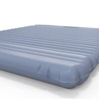 Camping Isomatte selbstaufblasend für 2 Personen, bis 150 kg, Farbe Blau.