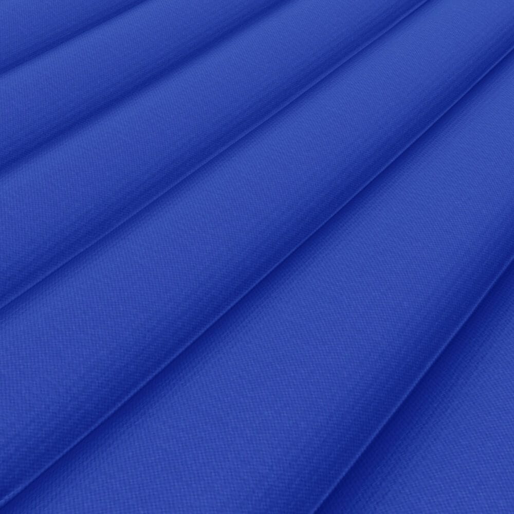 Camping Isomatte wasserabweisend, bis 120 kg, mit Fusspumpe, Farbe Blau.
