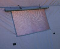 Campingzelt 6 Personen Kuppelzelt rot/grau