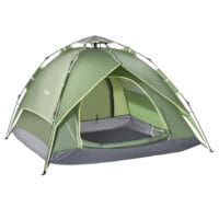 Campingzelt 210x210x140 cm, für 2 Erwachsene + 1 Kind, wasserdicht.
