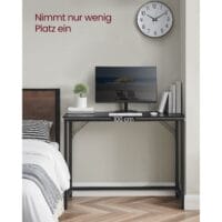 Computertisch Schreibtisch Industriedesign Metall Schwarz