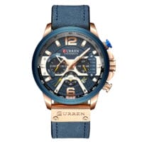 Curren Herren Armbanduhr Quarz 48mm Gehäuse Blue