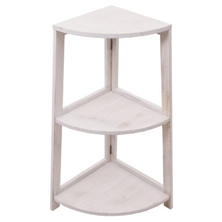 Eckregal JAM-K44 Standregal 80x37x37cm MDF shabby weiss