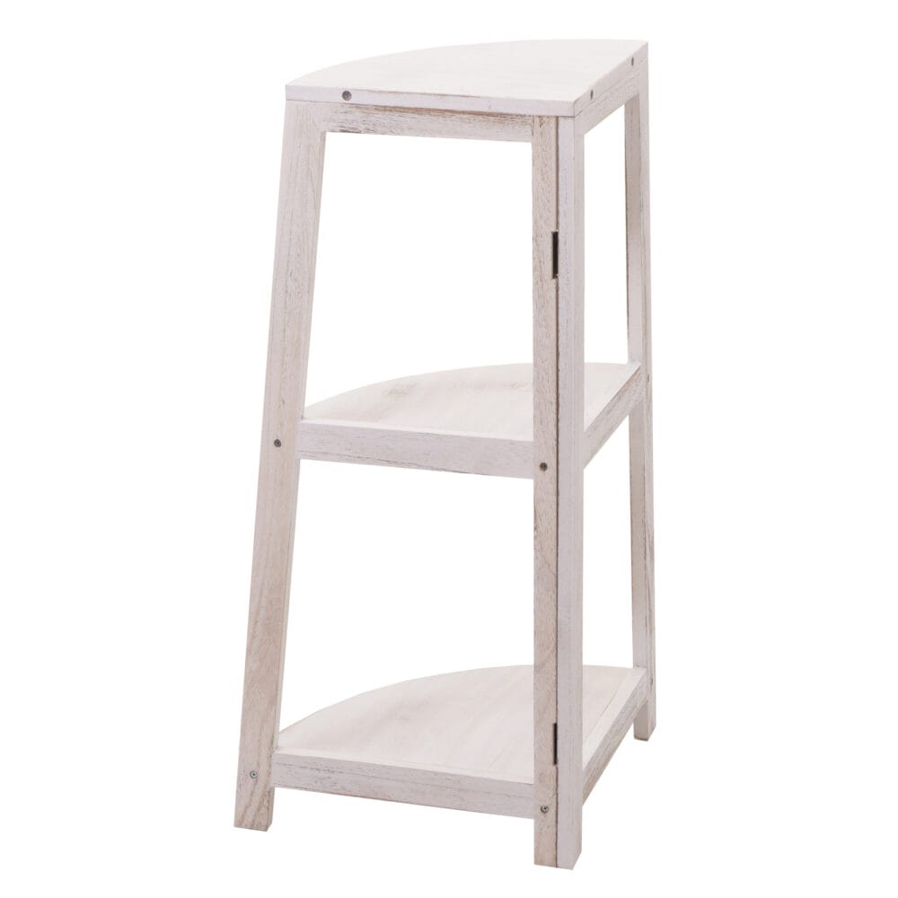 Eckregal JAM-K44 Standregal 80x37x37cm MDF shabby weiss