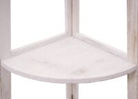 Eckregal JAM-K44 Standregal 80x37x37cm MDF shabby weiss