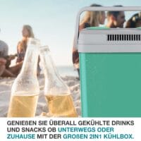 Kühlbox elektrisch, 25 Liter, leise im Betrieb, perfekt als Wärmebox für unterwegs.