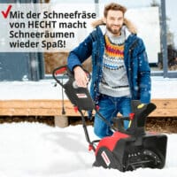 Elektro Schneefräse 2000W Schneeräumer mit Licht