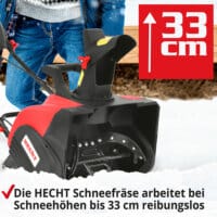 Elektro Schneefräse 2000W Schneeräumer mit Licht