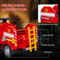 Rotes 6V Elektroauto für Kinder mit Sanftstart-Funktion, ideal für 3-5 Jahre. Ermöglicht ein sicheres und ruckfreies Starten.