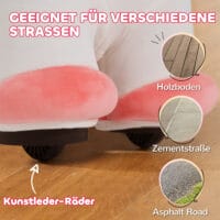 Weisses Kinder-Elektroauto in Einhornform, 6V und 2 km/h schnell, ideal für 1.5-3 Jahre. Ein magisches Fahrerlebnis für kleine Träumer.