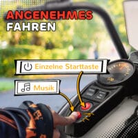Schwarzes 6V Elektro-Motorrad für Kinder mit LED-Scheinwerfern, ideal für Kinder von 3-6 Jahren. Ein realistisches Fahrerlebnis bei Tag und Nacht.