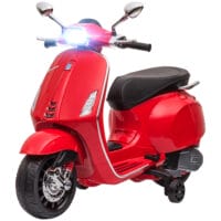 Rotes 6V Elektro-Motorrad für Kinder mit MP3- und USB-Anschluss. Ein aufregendes Kinderfahrzeug für kleine Rennfahrer.