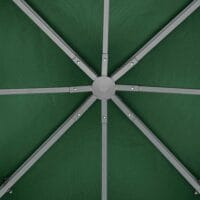 Kohlegraues, wasserabweisendes Ersatzdach für einen 3x3m Pavillon.