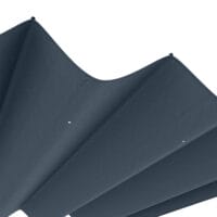 Dunkelgraues Ersatzdach für eine 3x25m Pergola mit UV-Schutz.