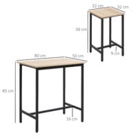 Essgruppe 3-teilig kompakt und stilvoll Naturholz-Look – Produktfoto zeigt modernes Design, hochwertige Materialien und funktionale Eigenschaften ideal für Wohn- oder Arbeitsbereiche. Perfekt als Einrichtungsinspiration oder zur Produktpräsentation in einem Onlineshop.