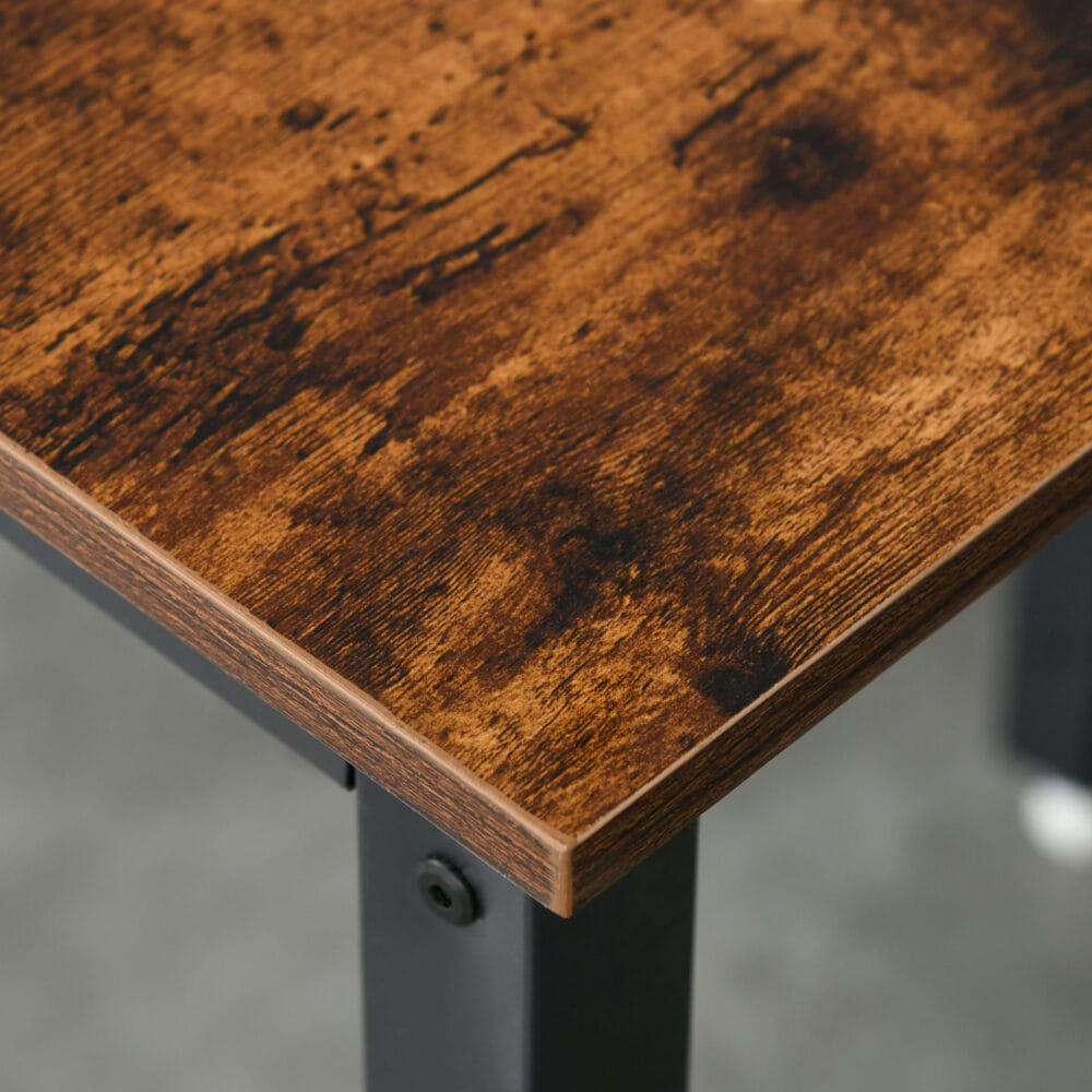 Esstisch ausziehbar klappbar mit Rollen bis 20kg belastbar Braun – Produktfoto zeigt modernes Design, hochwertige Materialien und funktionale Eigenschaften ideal für Wohn- oder Arbeitsbereiche. Perfekt als Einrichtungsinspiration oder zur Produktpräsentation in einem Onlineshop.