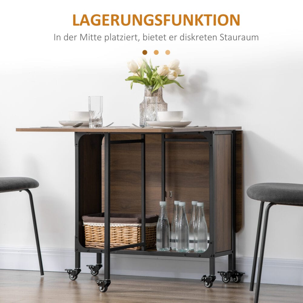 Esstisch klappbar mobil 130x80x74cm Hellbraun – Produktfoto zeigt modernes Design, hochwertige Materialien und funktionale Eigenschaften ideal für Wohn- oder Arbeitsbereiche. Perfekt als Einrichtungsinspiration oder zur Produktpräsentation in einem Onlineshop.