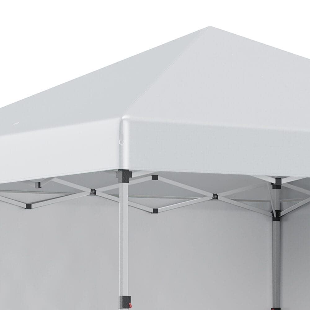 Faltpavillon 3x3m mit 2 Seitenwänden.