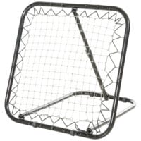 Schwarzer klappbarer Fussball Rebounder mit 5 einstellbaren Stufen, ermöglicht abwechslungsreiches und effektives Training.