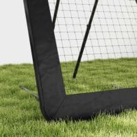 Vielseitiges klappbares Fussballtor mit 5-stufiger Verstellbarkeit, passt sich verschiedenen Trainingsbedürfnissen an und ist leicht zu transportieren.