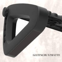 Fussstütze höhenverstellbar Massageoberfläche Homeoffice Schwarz – Produktfoto zeigt modernes Design, hochwertige Materialien und funktionale Eigenschaften ideal für Wohn- oder Arbeitsbereiche. Perfekt als Einrichtungsinspiration oder zur Produktpräsentation in einem Onlineshop.