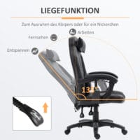 Gaming Stuhl mit Wärmefunktion & 6 Vibrationspunkten – Produktfoto zeigt modernes Design, hochwertige Materialien und funktionale Eigenschaften ideal für Wohn- oder Arbeitsbereiche. Perfekt als Einrichtungsinspiration oder zur Produktpräsentation in einem Onlineshop.