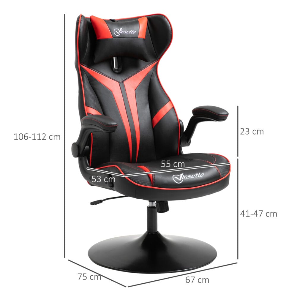 Gamingstuhl ergonomisch Schwarz-Rot – Produktfoto zeigt modernes Design, hochwertige Materialien und funktionale Eigenschaften ideal für Wohn- oder Arbeitsbereiche. Perfekt als Einrichtungsinspiration oder zur Produktpräsentation in einem Onlineshop.