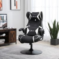 Gamingstuhl ergonomisch und höhenverstellbar Weiss – Produktfoto zeigt modernes Design, hochwertige Materialien und funktionale Eigenschaften ideal für Wohn- oder Arbeitsbereiche. Perfekt als Einrichtungsinspiration oder zur Produktpräsentation in einem Onlineshop.