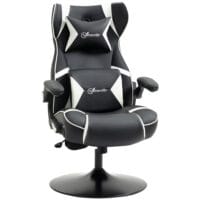Gamingstuhl ergonomisch und höhenverstellbar Weiss – Produktfoto zeigt modernes Design, hochwertige Materialien und funktionale Eigenschaften ideal für Wohn- oder Arbeitsbereiche. Perfekt als Einrichtungsinspiration oder zur Produktpräsentation in einem Onlineshop.