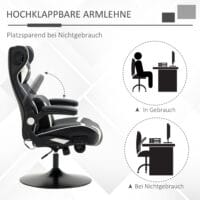 Gamingstuhl ergonomisch und höhenverstellbar Weiss – Produktfoto zeigt modernes Design, hochwertige Materialien und funktionale Eigenschaften ideal für Wohn- oder Arbeitsbereiche. Perfekt als Einrichtungsinspiration oder zur Produktpräsentation in einem Onlineshop.