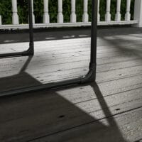 Gartensessel mit Sitzkissen, Loungesessel, belastbar bis 120 kg, Farbe Grau.