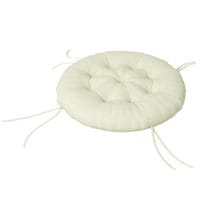 Gartenstuhlauflage mit 10 cm Polsterung für Mondstuhl, aus Polyester, Farbe Beige.