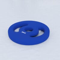 Blaues 2er-Set Hantelgewichte (2x5kg), Ø30mm.