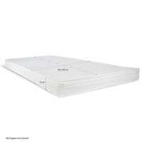 Hausbett Kinderbett 90x200cm aus Holz Weiss