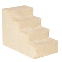 Haustiertreppe 4-stufig Beige 60 x 35 x 44 cm