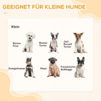 Schwarze faltbare Haustiertreppe, Masse 40x54x48cm, hilft älteren oder kleinen Haustieren beim Erreichen höherer Plätze.