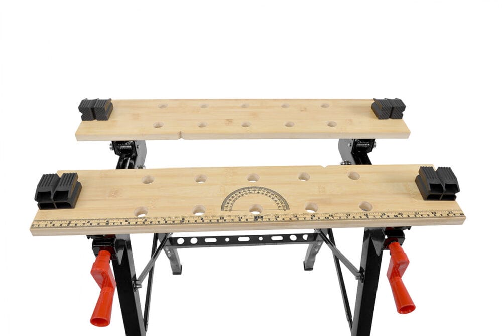 HECHT Klappbare Multifunktions Werkbank mit 100kg Traglast.