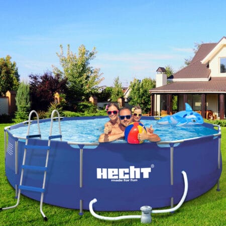 HECHT Stahlrohr Pool 3690 BLUESEA, 360x76cm.