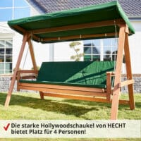 Hollywoodschaukel SolidRock ~ Liegefunktion