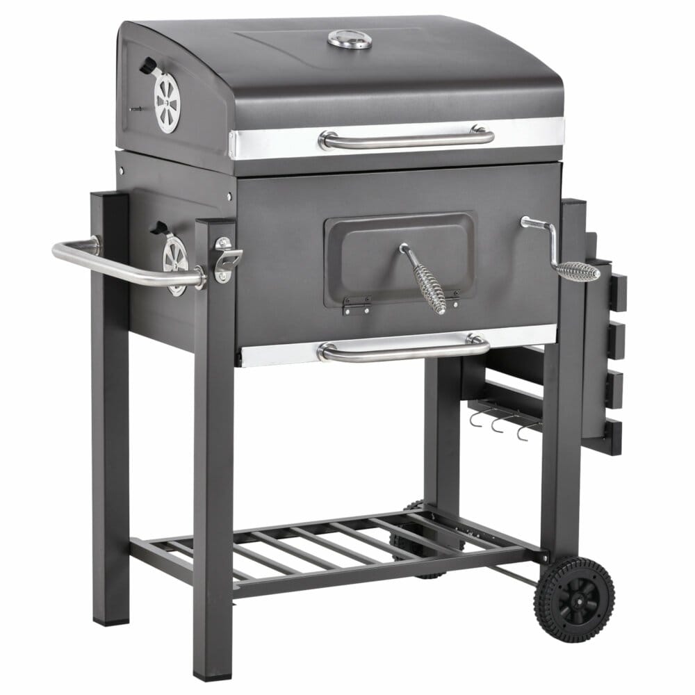 Holzkohlegrill Profi mit verstellbarer Kohleablage und Flaschenöffner 😊