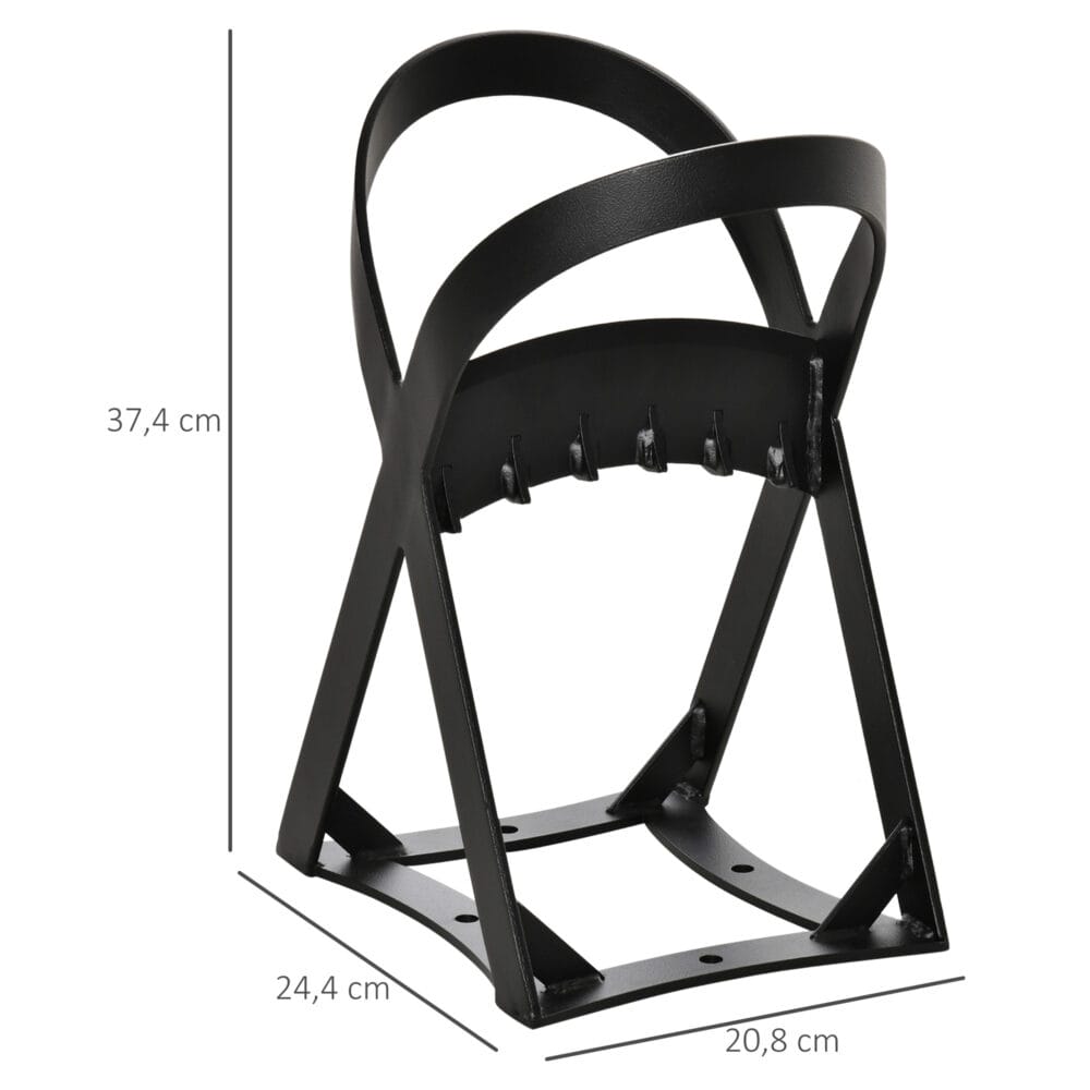 Robuster manueller Holzspalter aus Karbonstahl, perfekt für das Spalten von Holzscheiten zu Hause oder beim Camping.