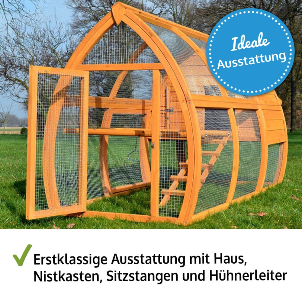 Hühnerstall Hühnerhaus Superhenne mit Nistkasten