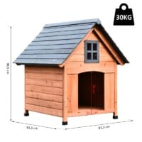 Hundehütte aus Holz 81 x 91 x 98  cm