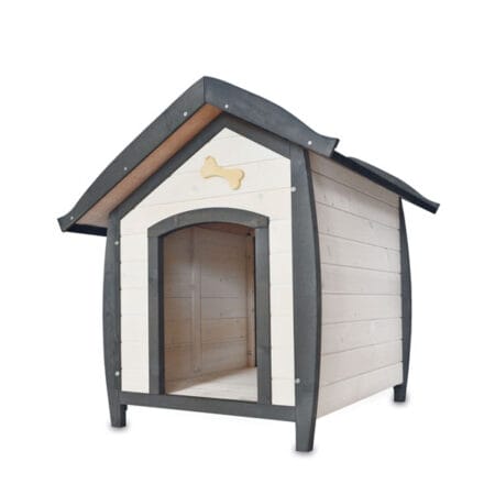 Wetterfeste Hundehütte Bella, robust in Größe M.