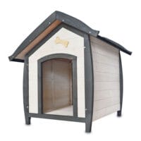 Wetterfeste und robuste Hundehütte Bella in Größe XL.