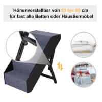 Hunderampe Katzentreppe verstellbare Höhe