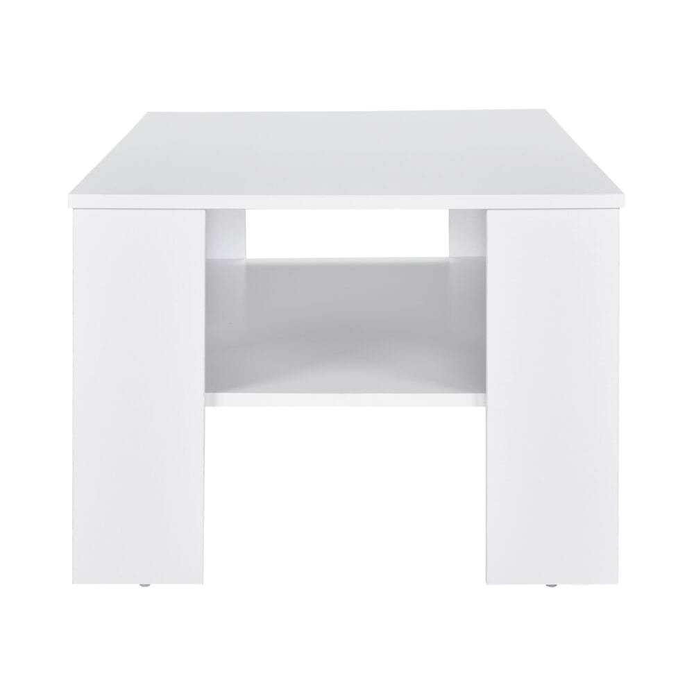 Couchtisch Patrice 100x60 cm Weiss Furniert